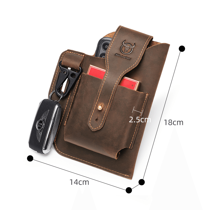 BULLCAPTAIN leather phone holster 
