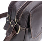 BULLCAPTAIN Leather Men Small Shoulder Bag Casual Messenger bag