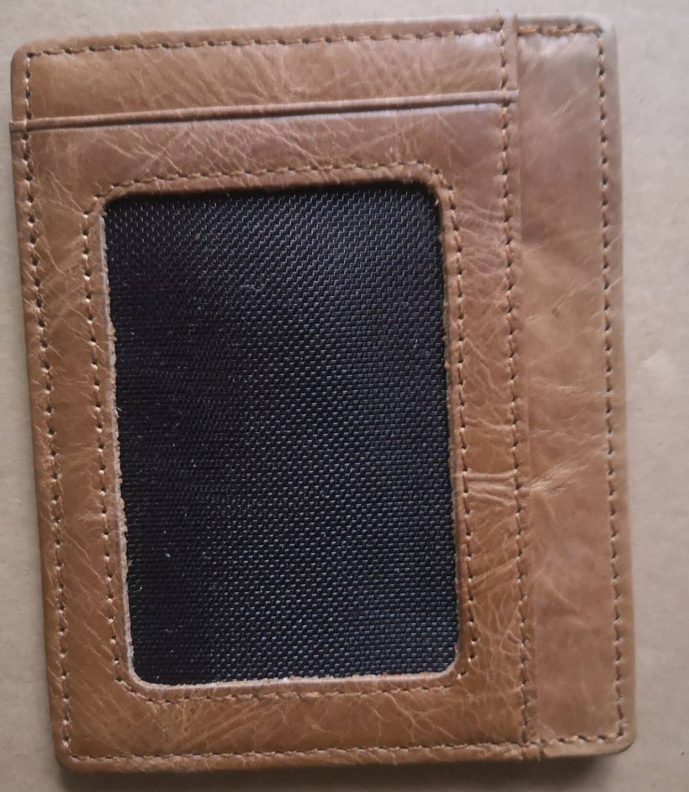 BULLCAPTAIN Men Leather Wallet Card Holder