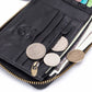 Men leather zipper wallet 