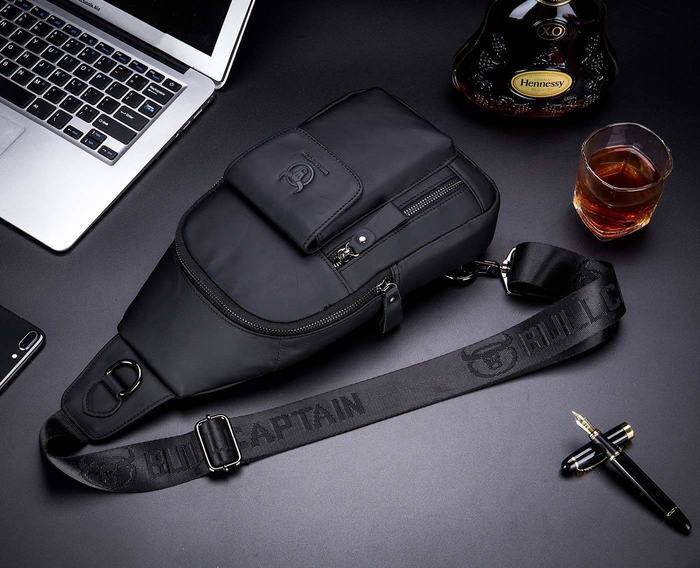 leather men sling bags
