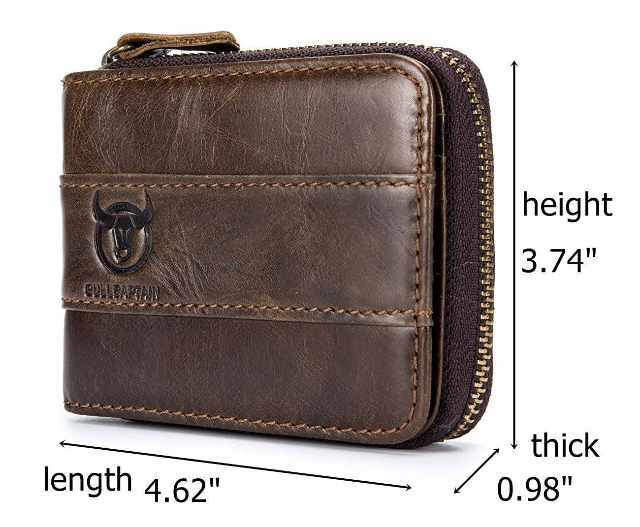 Bullcaptain zipper  wallet
